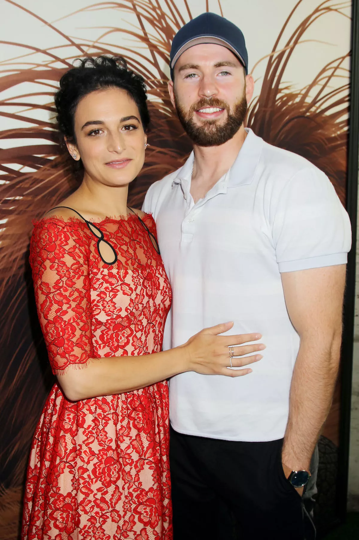 Jenny Slate y Chris Evans