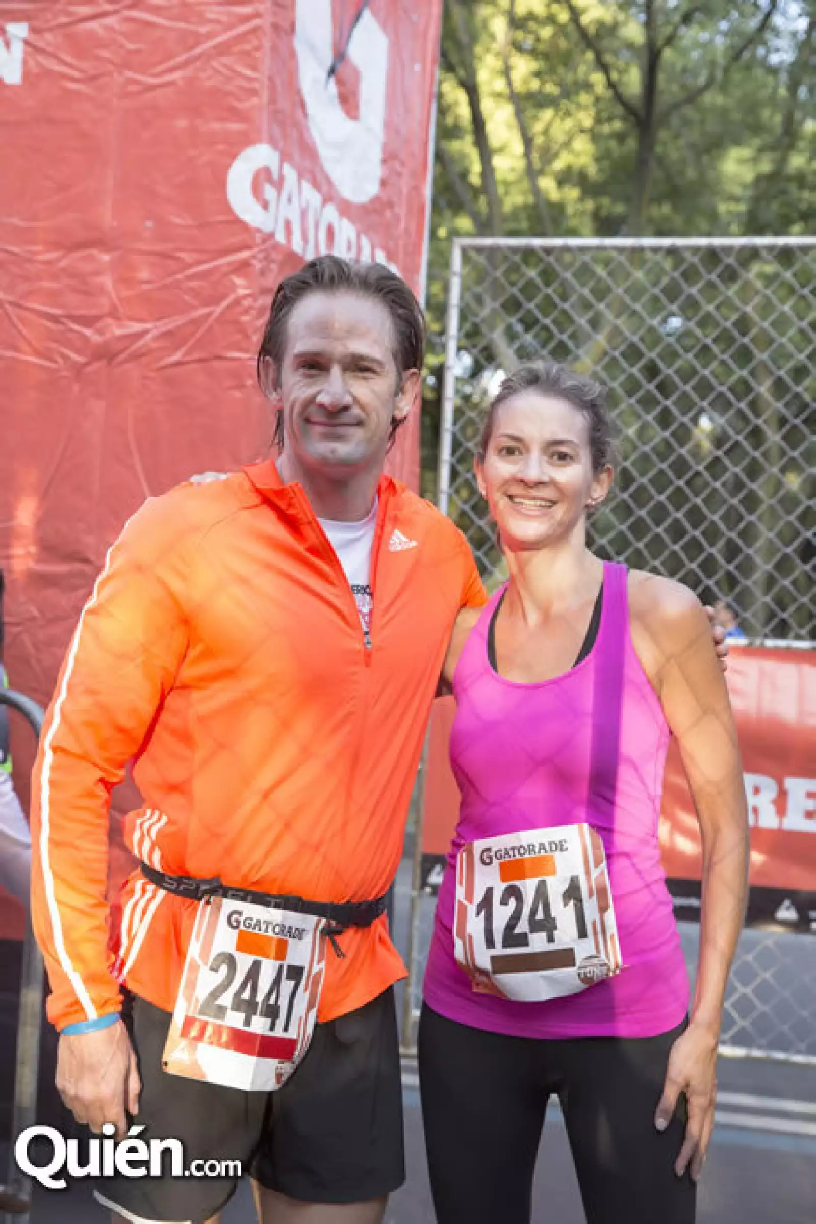 Andrés Sánchez y Paula Ordorica