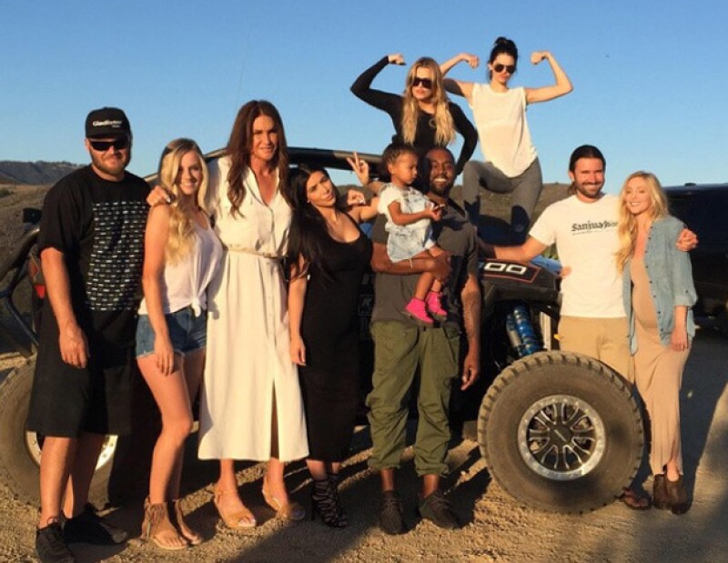 Caityn Jenner junto a su familia.