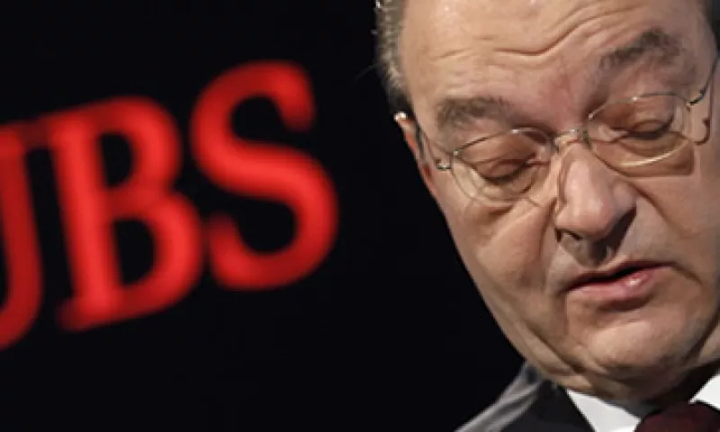 UBS informó que Sergio Ermotti, jefe de Europa, Oriente Medio y África, fue nombrado para reemplazar a Gruebel (foto) por el momento. (Foto: Reuters)