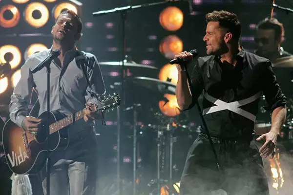 Los cantantes puertorriqueños compartieron escenario después de más de 20 años de haber estado juntos en Menudo.