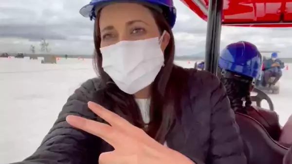 Diputada López Castro en visita al aeropuerto Felipe Ángeles