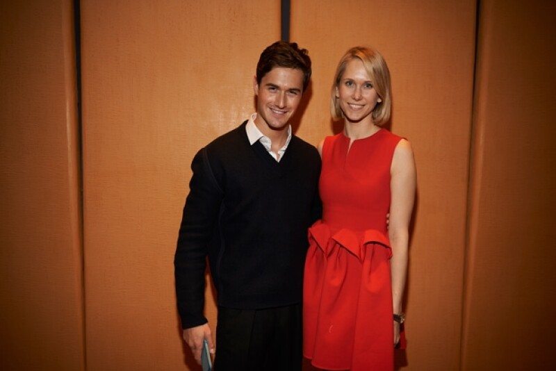 Charlie Siem (Violinista) y Indre Rockefeller.