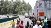Accidente en la autopista a Cuernavaca