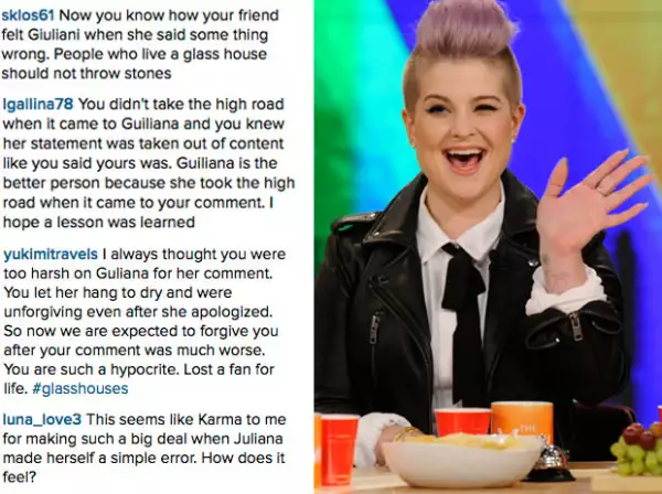 Estos son solo algunos de los comentarios que publciaron al pie de la disculpa que Kelly compartió en sus redes sociales.