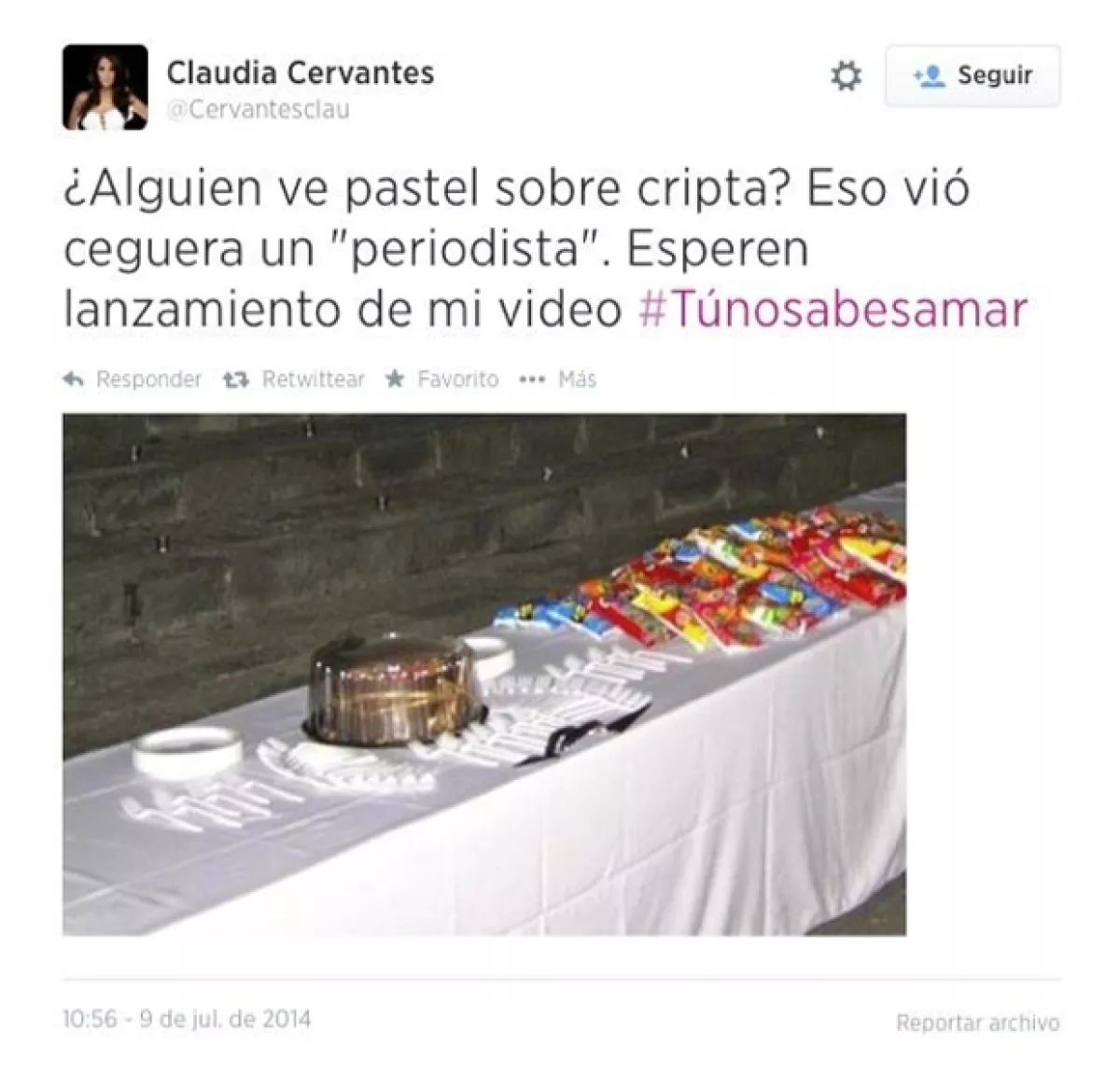 Este es uno de los tuits con los que se ha defendido de los ataques.