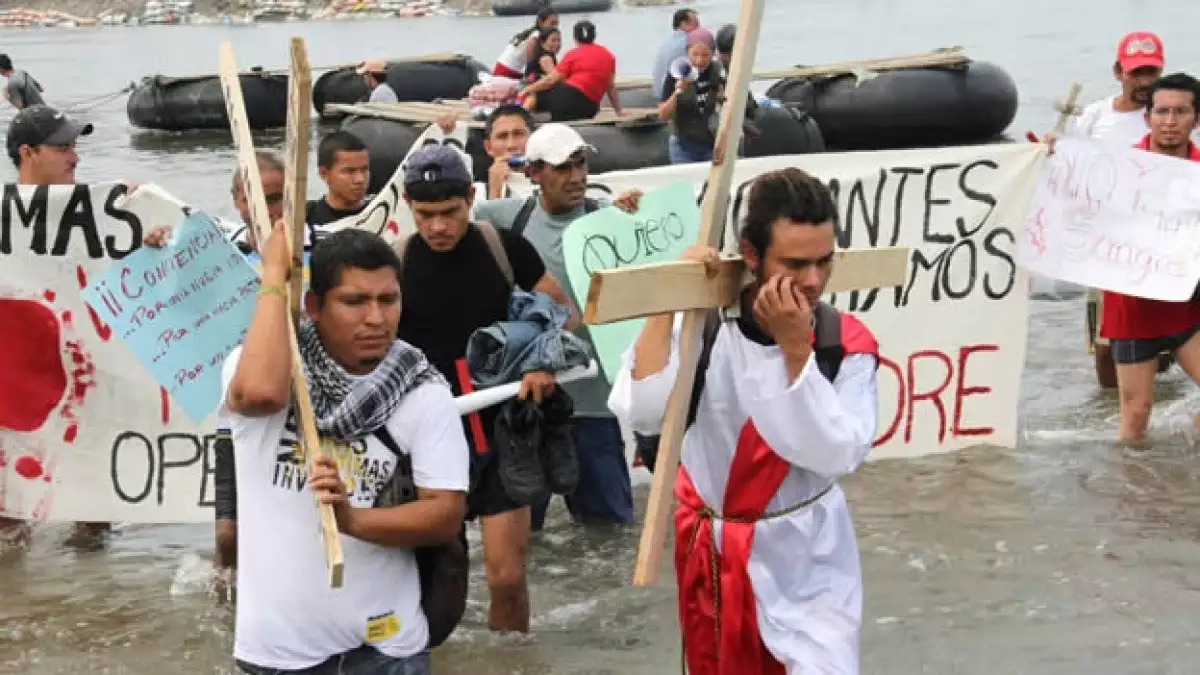 via crucis migrantes chiapas