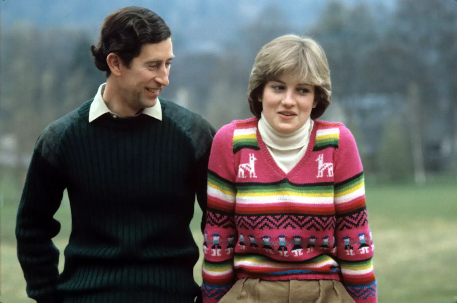 Prince Charles and Lady Diana Spencer, Scotland, Britain - May 1981