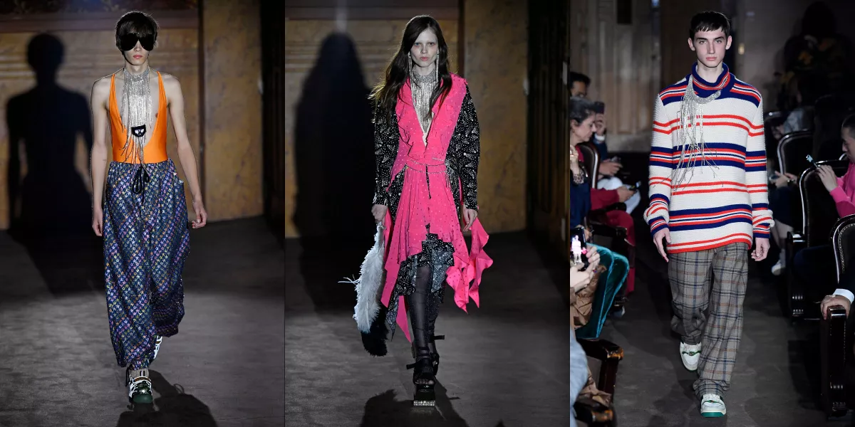Gucci show, Runway, Spring Summer 2019, Paris Fashion Week, France - 24 Sep 2018