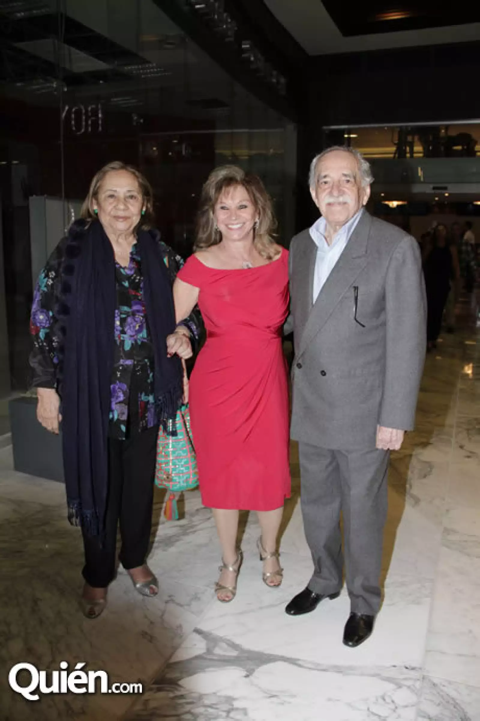 Mercedes Barsch, Miriam Feldman y Gabriel García Márquez