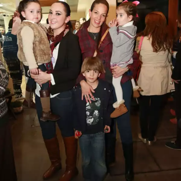 Jimena Lamas,Sofía Mayorga,Araceli Varela,Julia y Mateo Sarabia