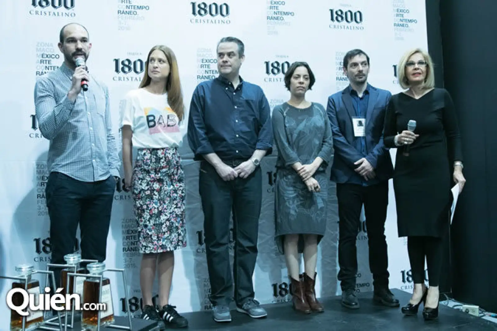Rodrigo Braun, Zélika García, Juan Domingo Beckmann, Ercilia Gómez, Daniel Garzo Usabiaga y Graciela Kasep