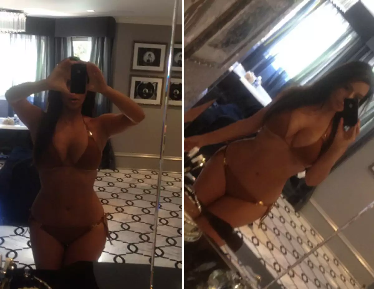 Por si una vez no fuera suficiente, la empresaria volvió a posar en traje de baño para mostrarle a sus más de 15 millones de seguidores de Twitter que no necesita retoques.
