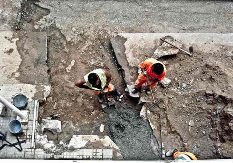 Obras trabajadores