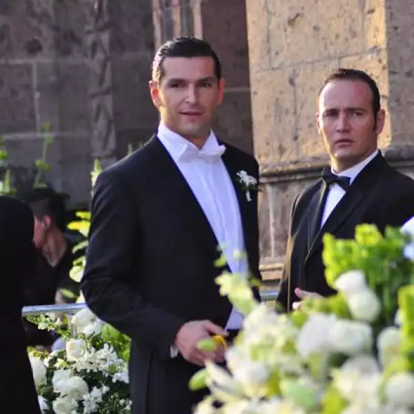 El novio Martín Fuentes