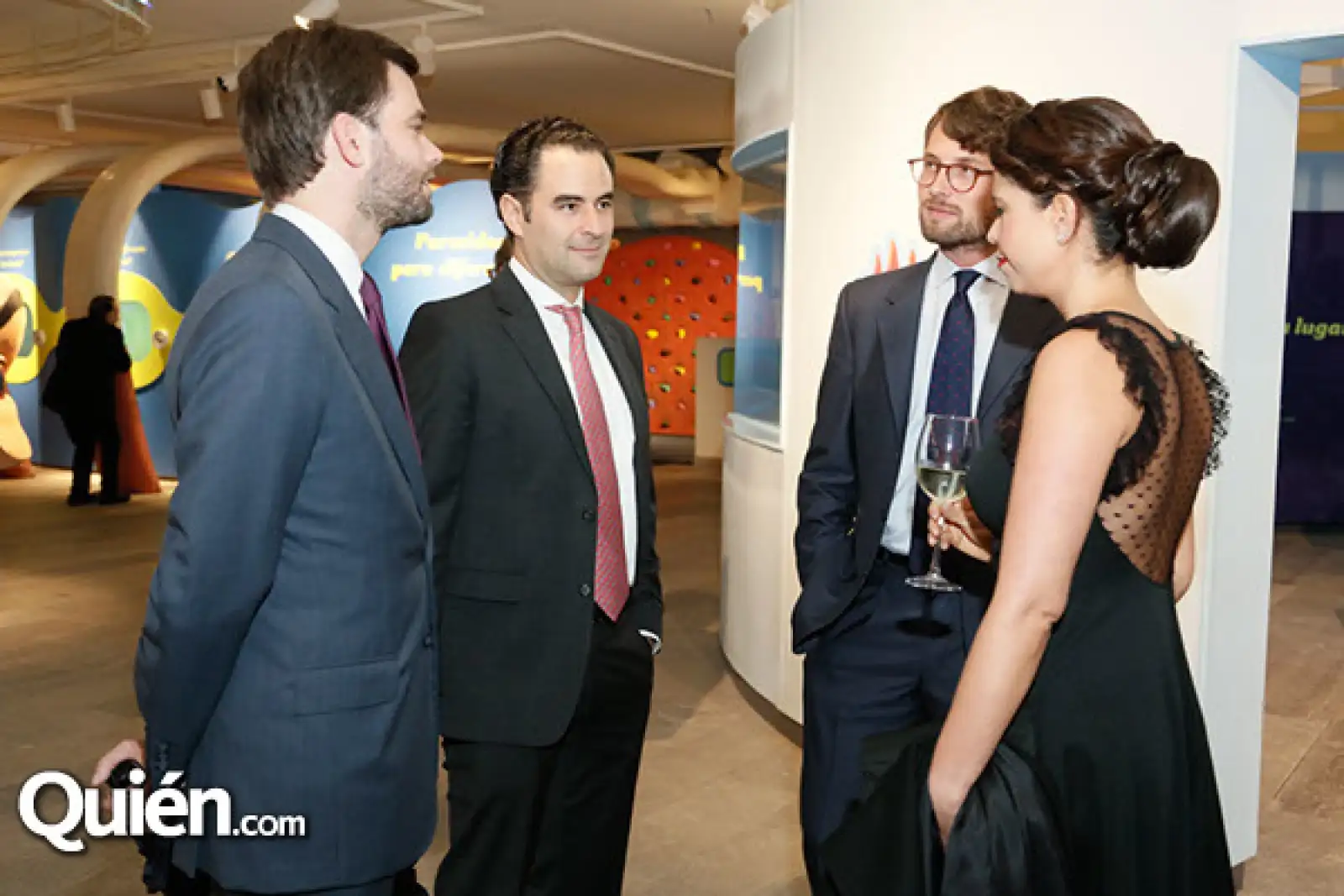 Ramon Salcedo, Javier Díaz de León, Gabriel Robles y Sofía del Mazo