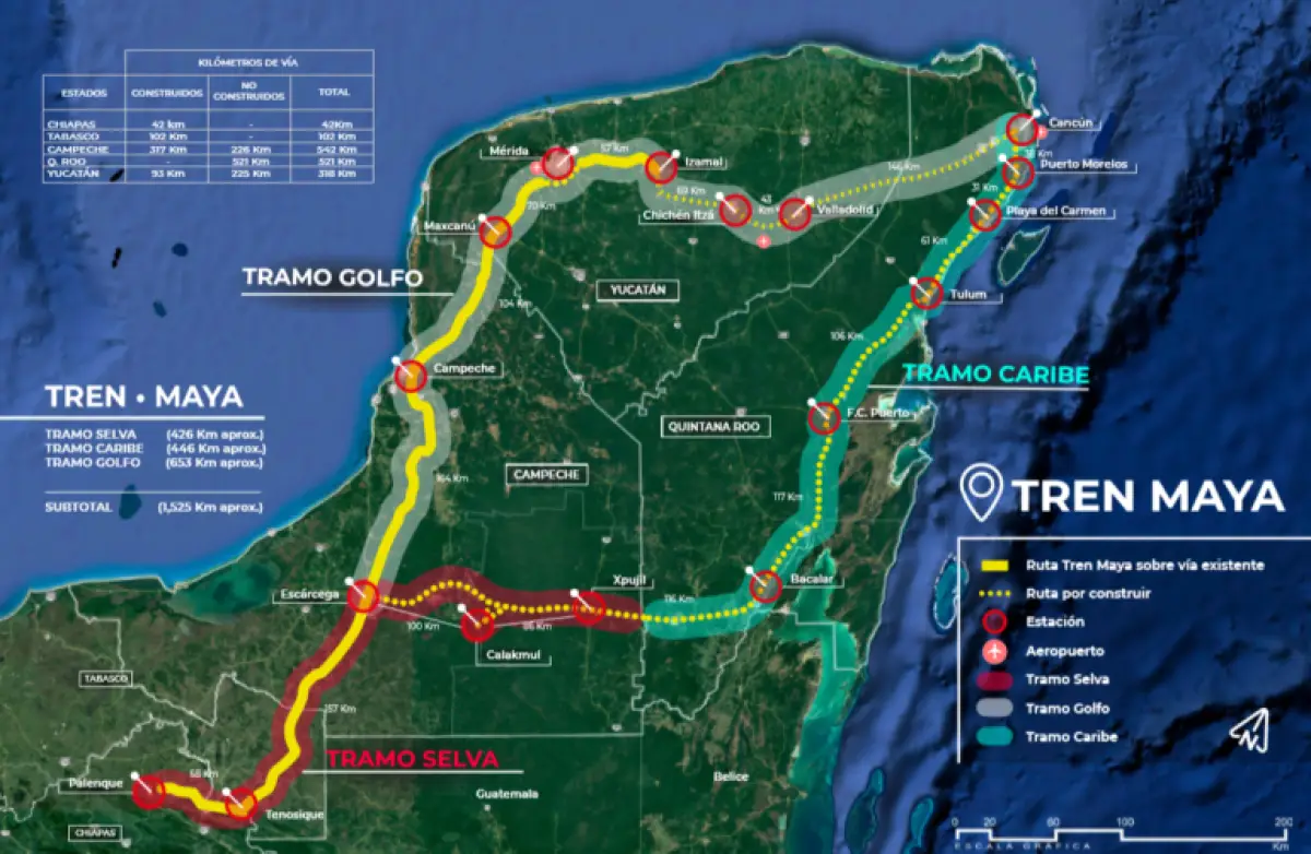 Tren Maya. 