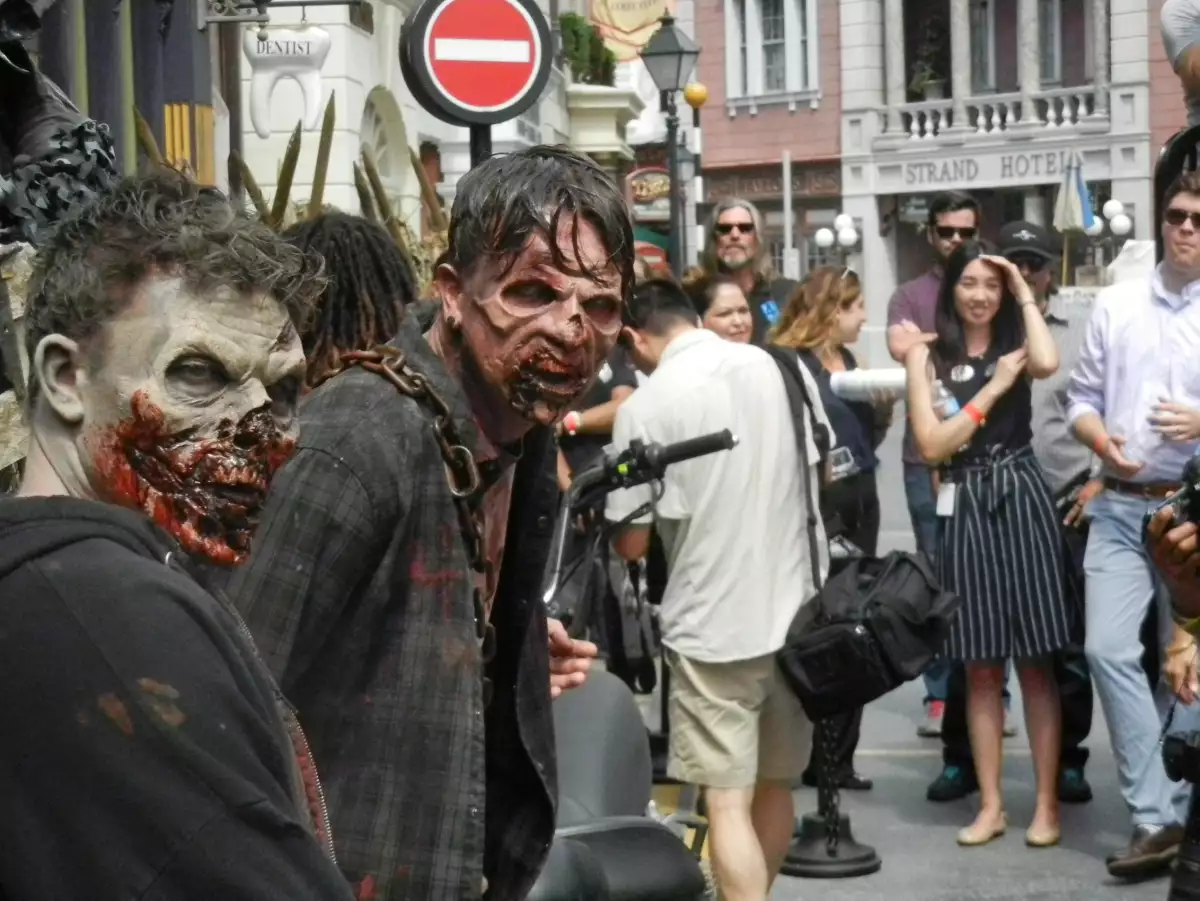 El parque temático está basado en la popular serie de televisión de zombies The Walking Dead. 