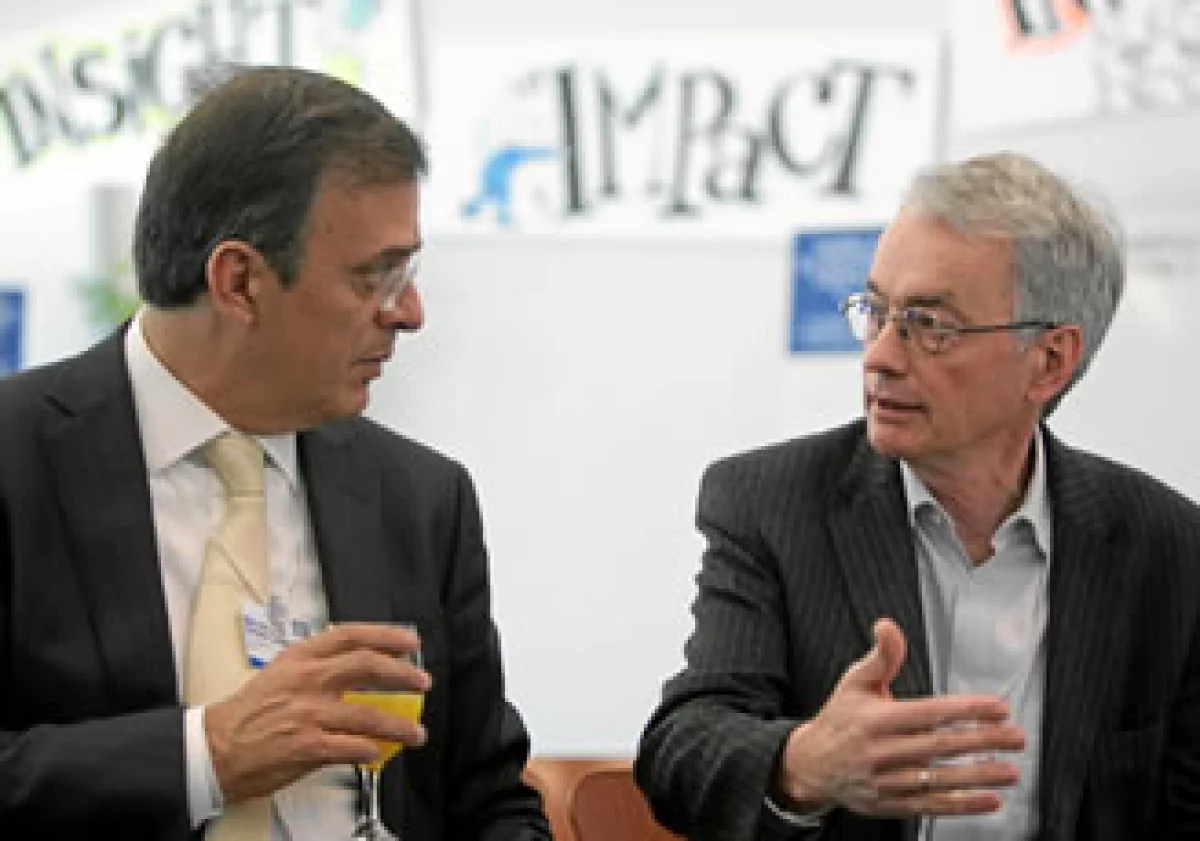 Marcelo Ebrard participó en 2 mesas redondas en Davos donde denunció lo poco que se hace para combatir la pobreza. (Foto: Cortesía WEF)
