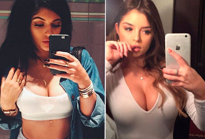 Ambas son fans de las selfies.