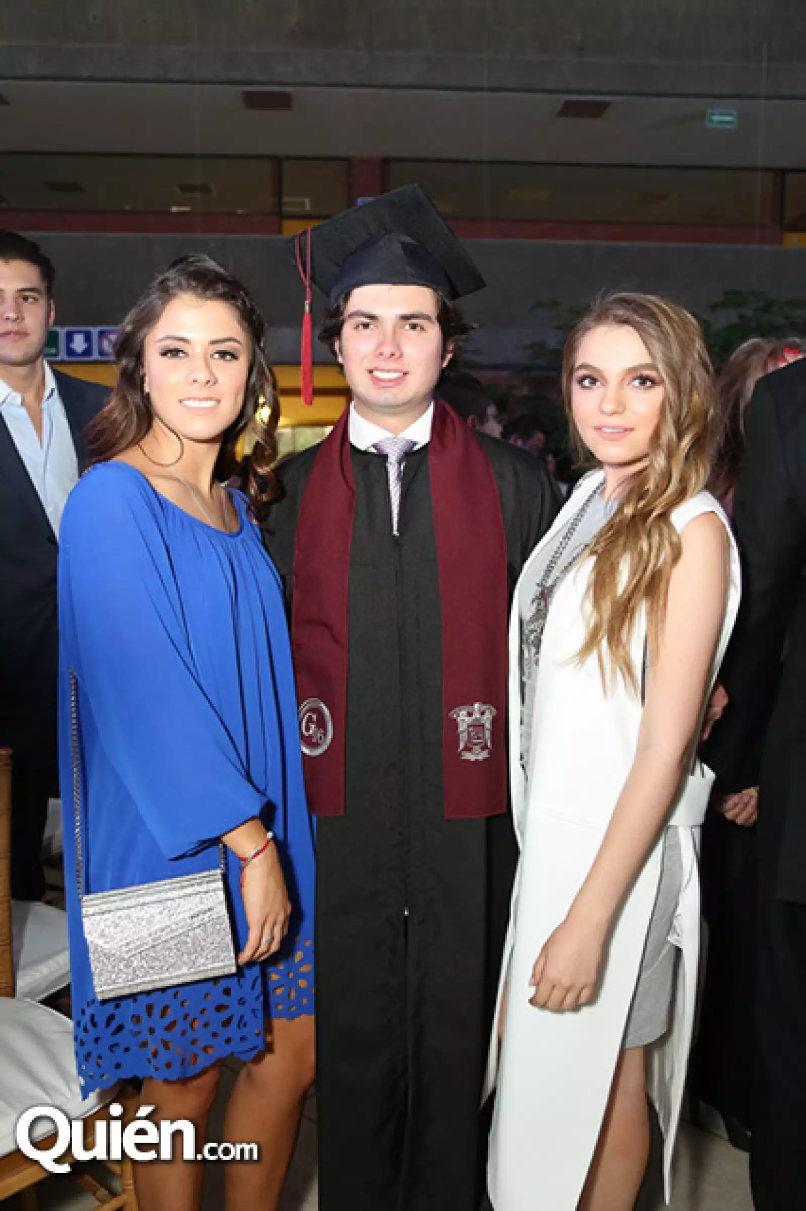 Paulina Peña, Alejandro Peña y Sofía Castro