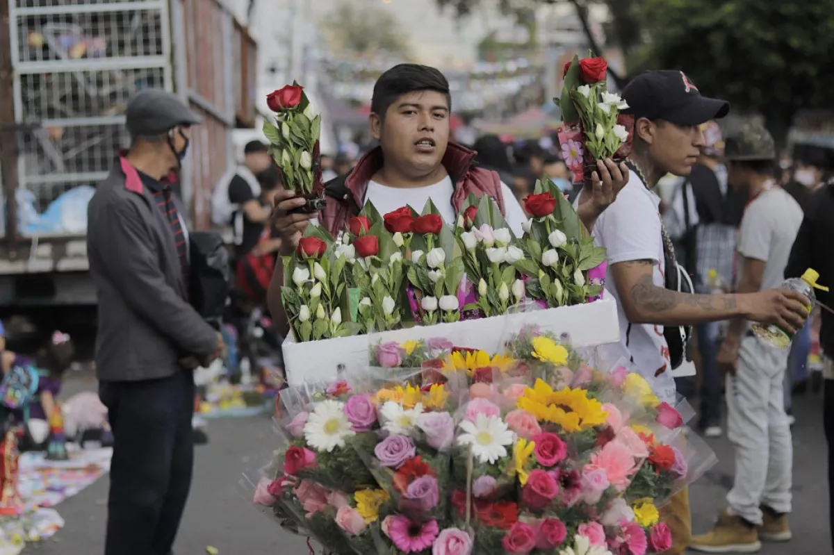 Followers Of Santa Muerte Call For An End To The Pandemic In Mexico
