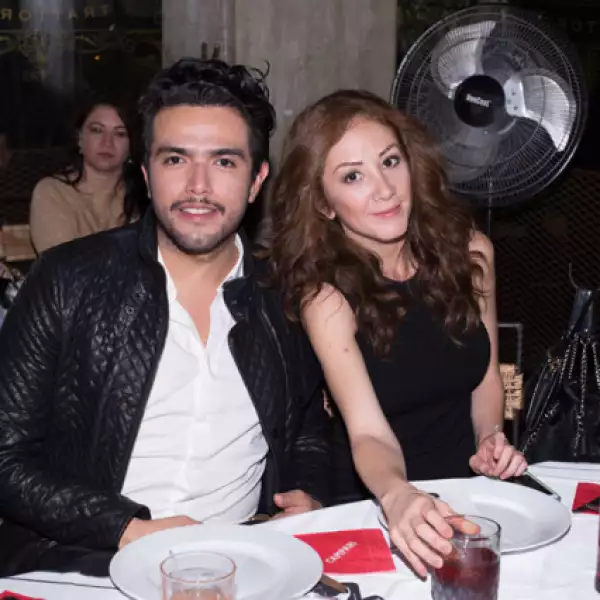 Didier Morales y Mariana Ávila