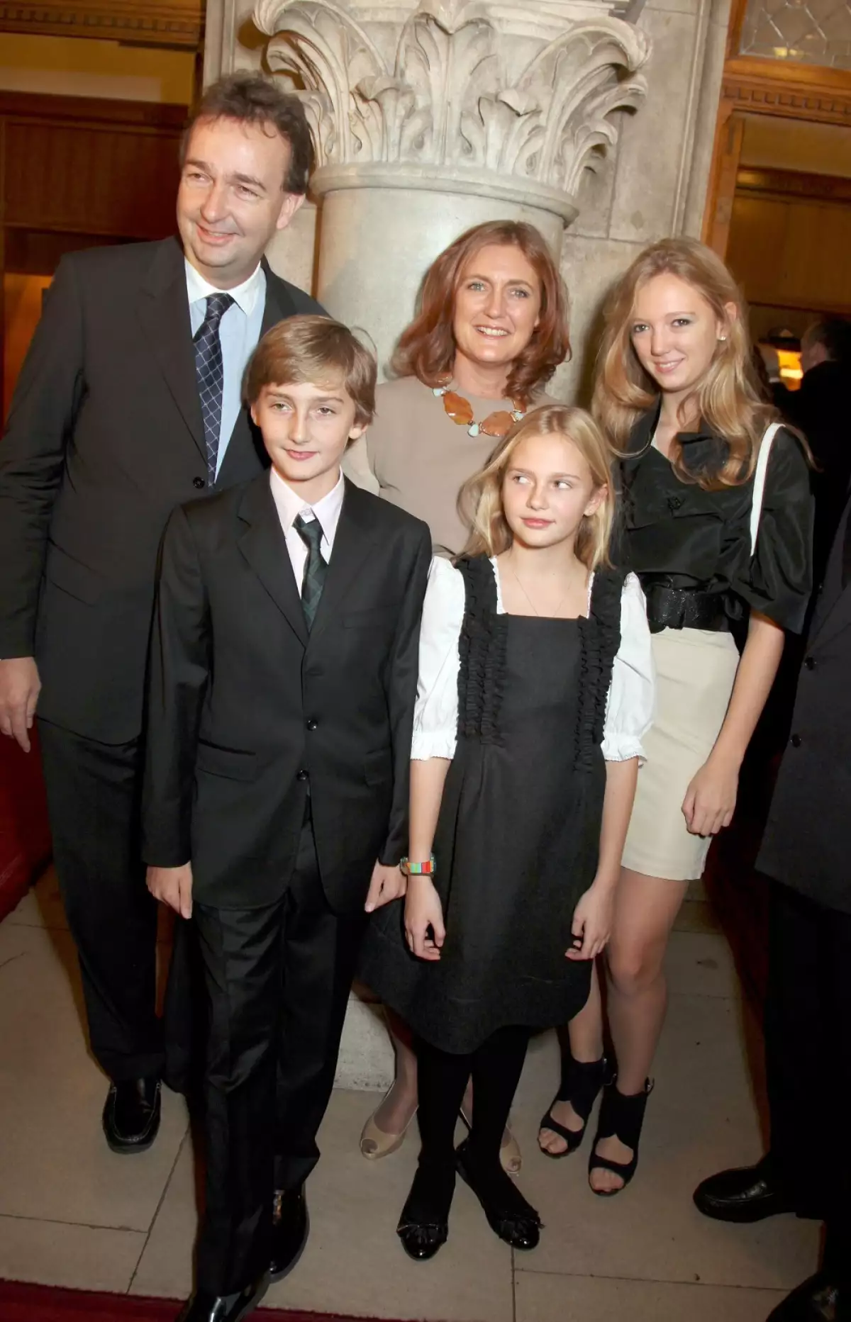 Carlos de Habsburgo-Lorena, Francesca Thyssen, Eleonore, Fernando y Gloria 