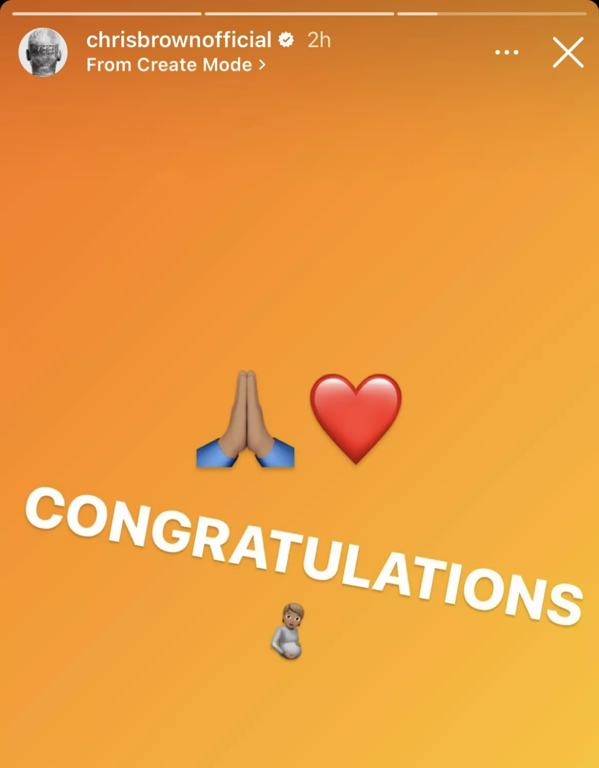 Insta Stories Chris Brown