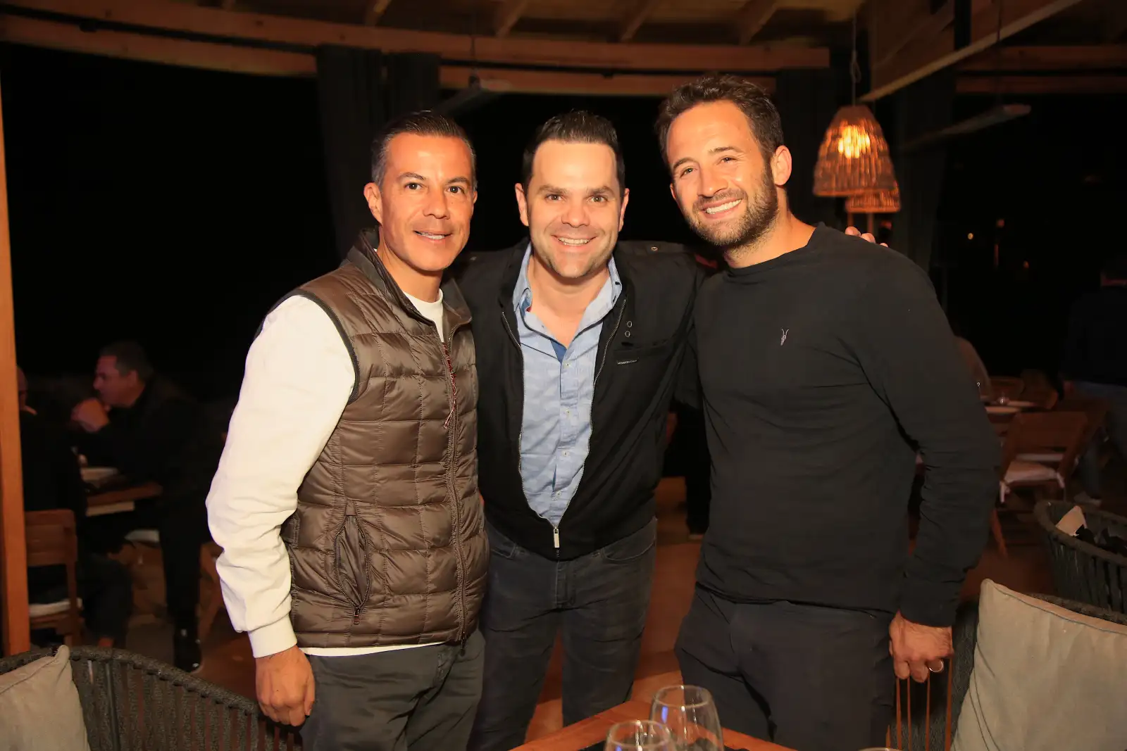 Fernando Cevallos , Fernando Fernández y Alfonso Helfon 