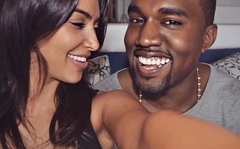 Kim Kardashian y Kanye West 