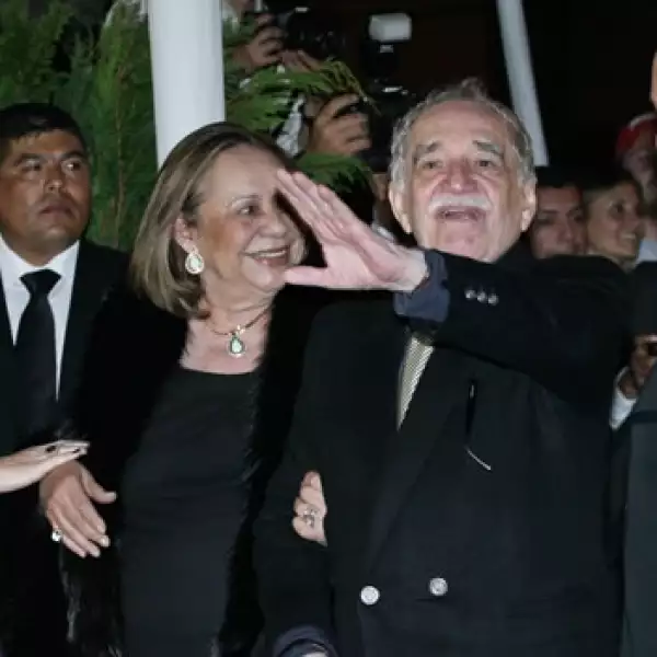 Gabriel Garcia marquez en la boda de Carlos Slim Dom
