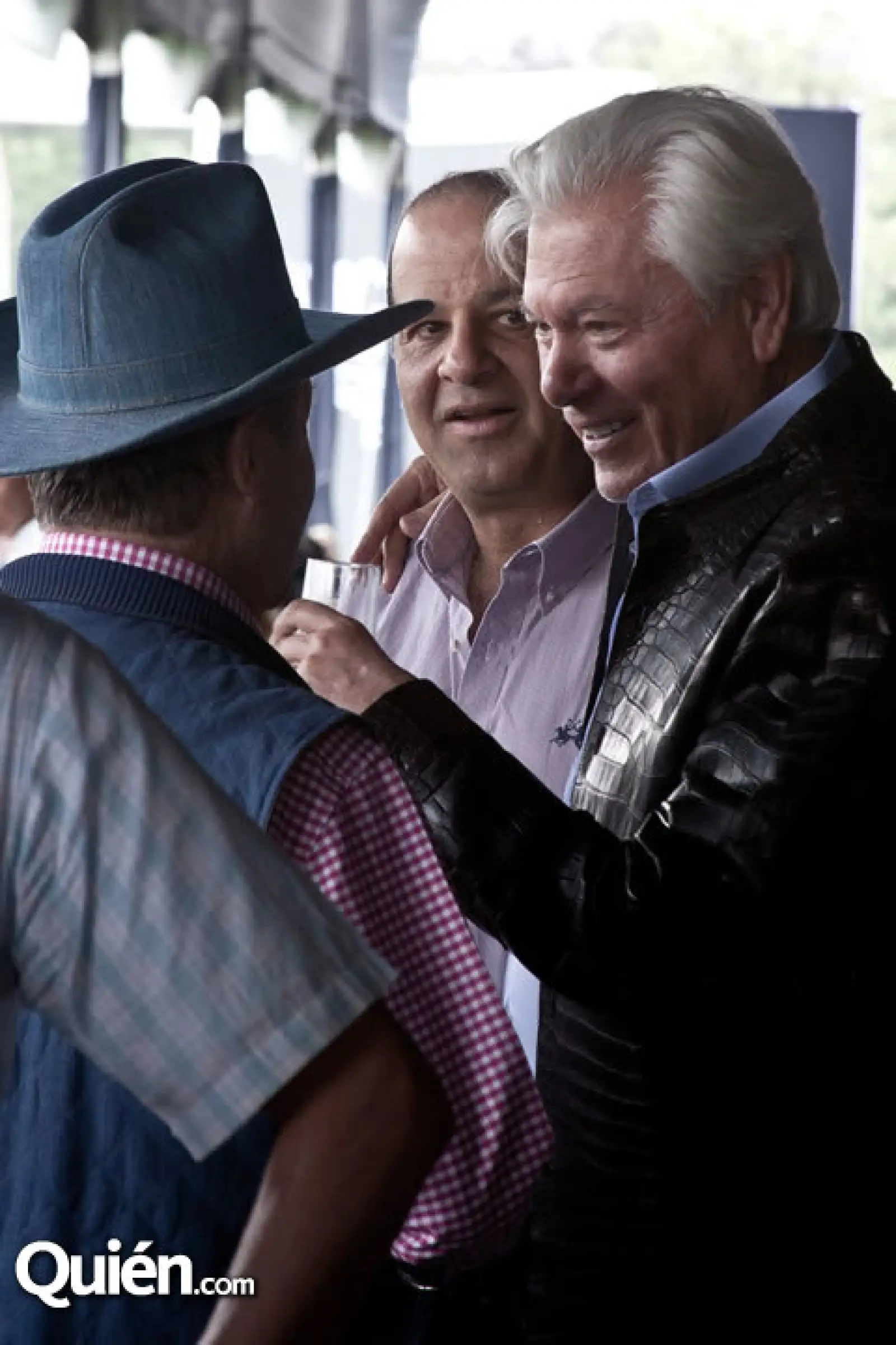 Antonio Cosio, Héctor Slim y Carlos Hank