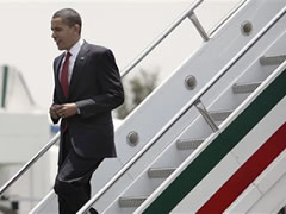 Barack Obama llegó a México para una breve visita, el viernes partirá a Puerto España. (Foto: AP)