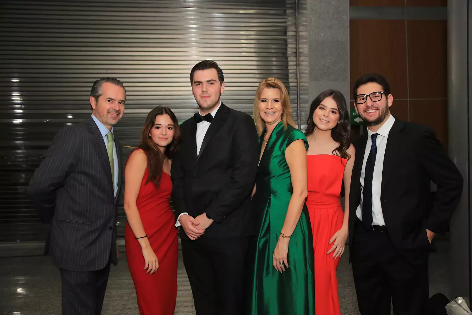 José, Ana, José, Cecilia y Cecilia Arechederra y Mikel Liñero