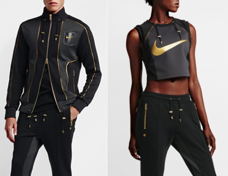 La colección es una mezcla del estilo sport que representa a Nike y un toque chic como Olivier.