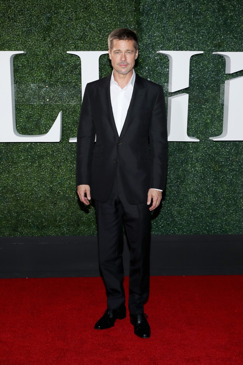 Brad Pitt en la red carpet de 'Allied'