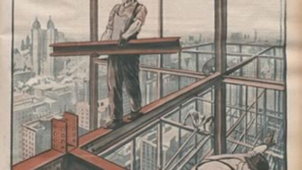 Altas estructuras de acero. Cr�dito: Archivo de la Bibliot�que Nationale de France