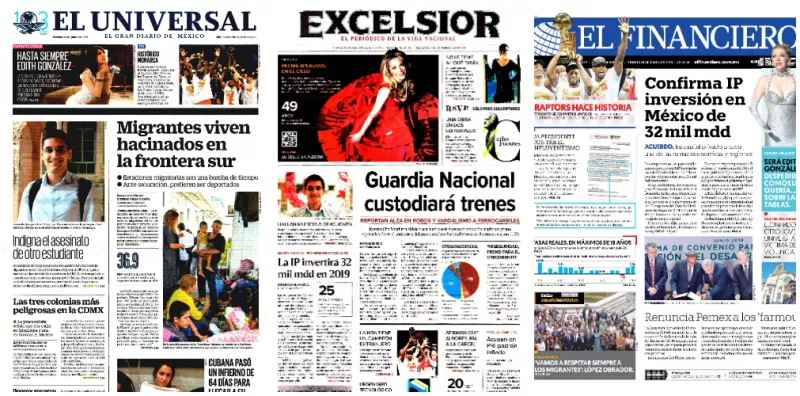 Portadas viernes 14 de junio