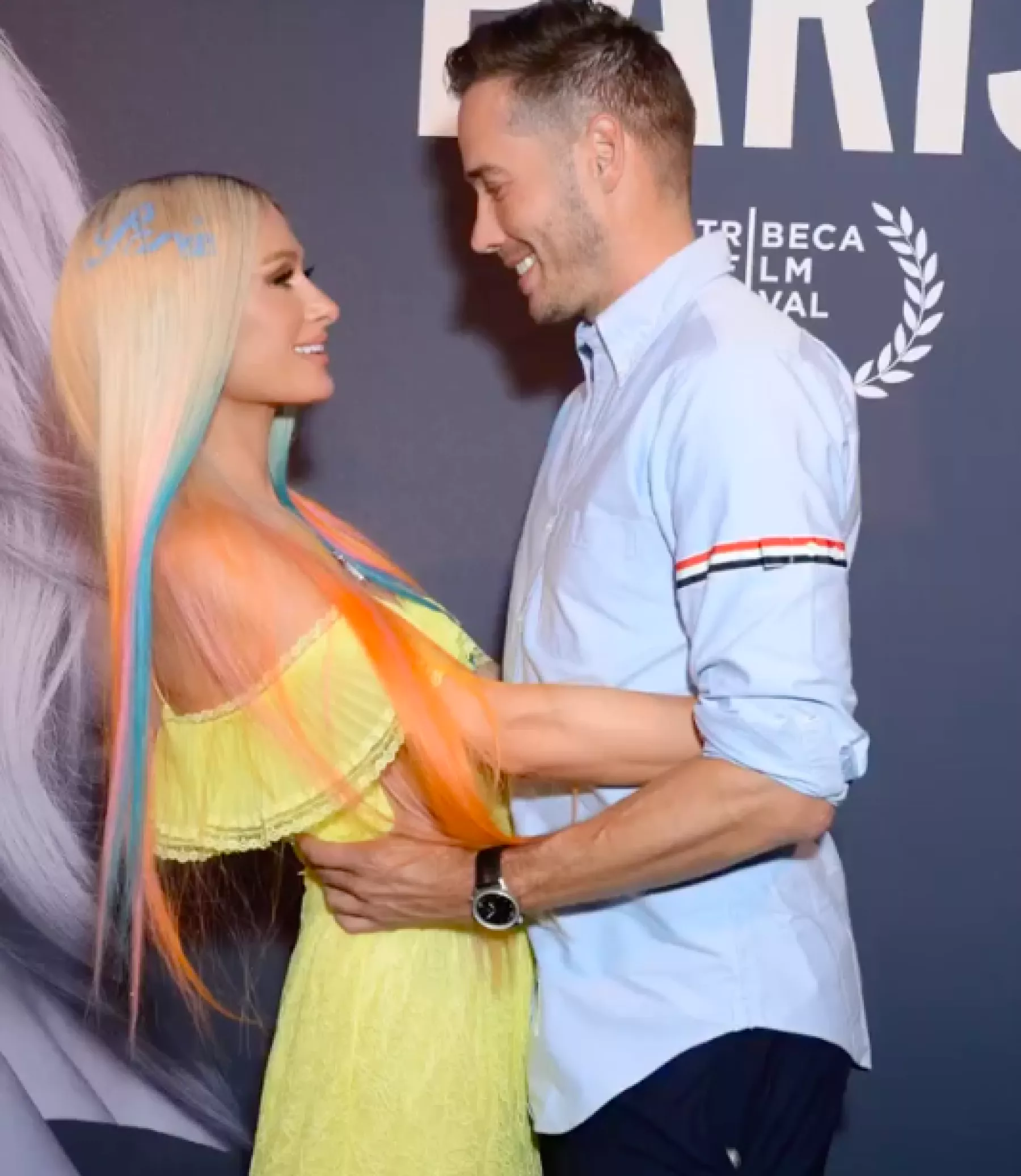 Paris Hilton y Carter Reum.