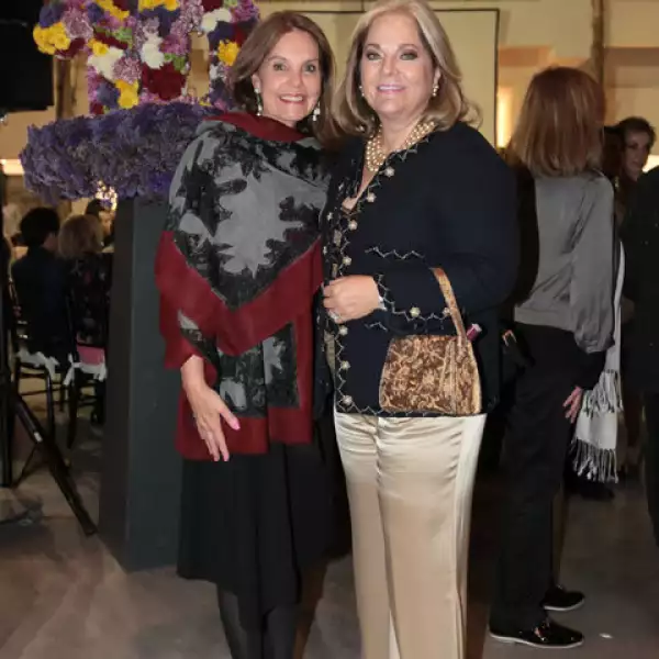 Marinela Servitje y Liliana Melo de Sada
