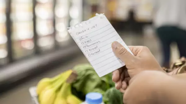 list in supermarket