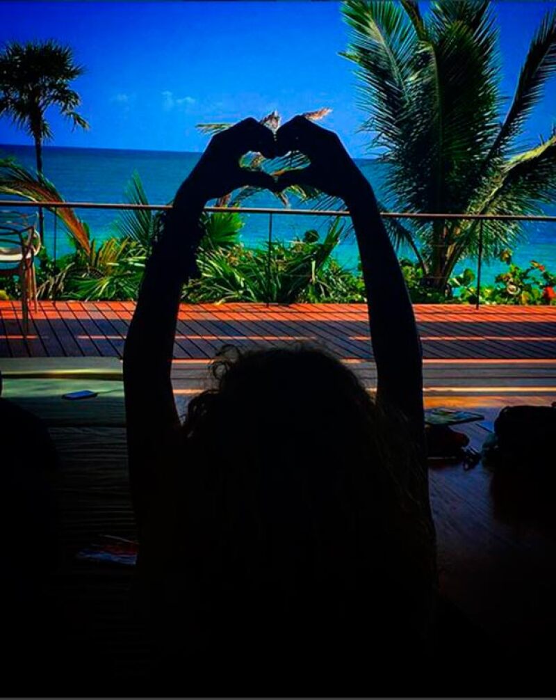 Pau ha compartido postales de playa los últimos días.