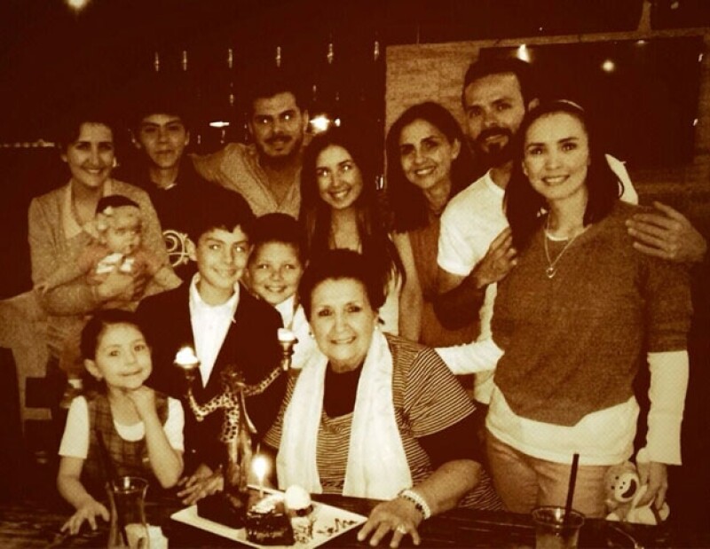 La familia se volvió a reunir en el cumpleaños de la matriarca.