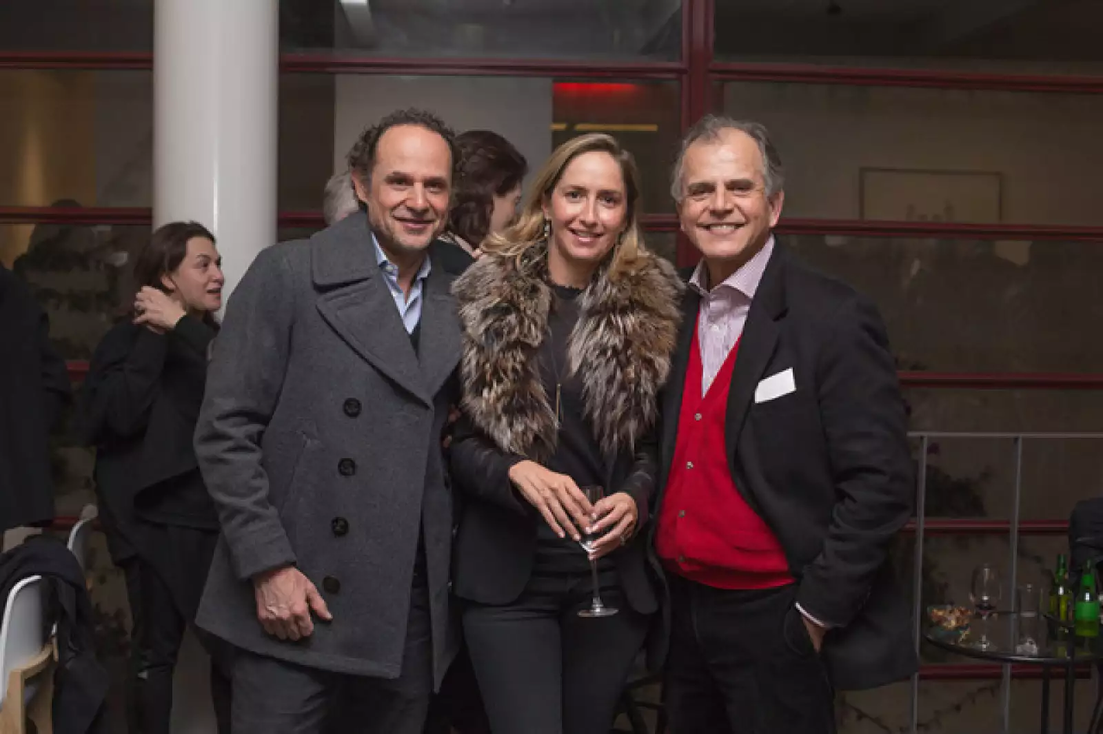 Federico Rivera Río, Liliana Gutiérrez y Jaime Riestra