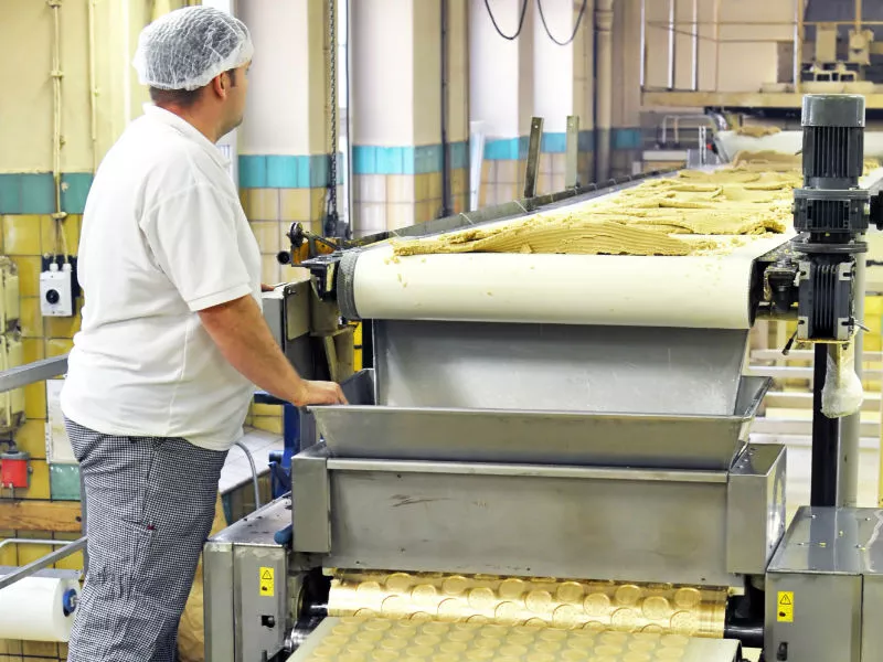 fábrica de galletas