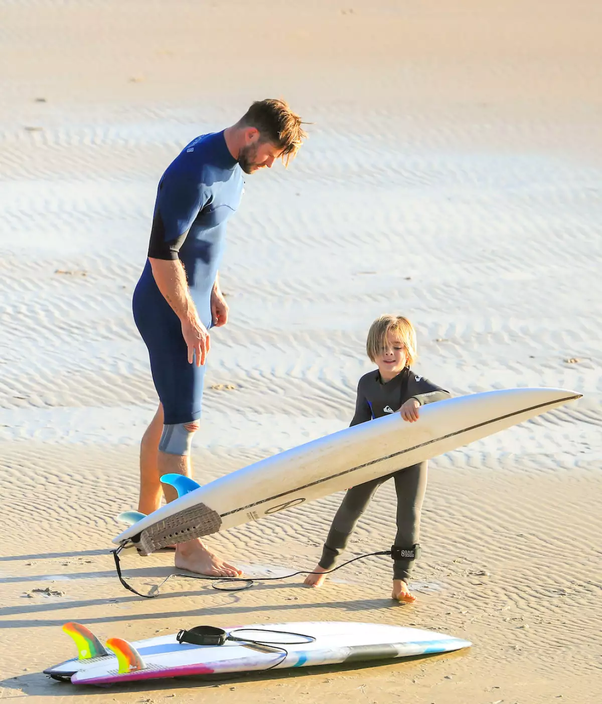 Chris y Tristan Hemsworth