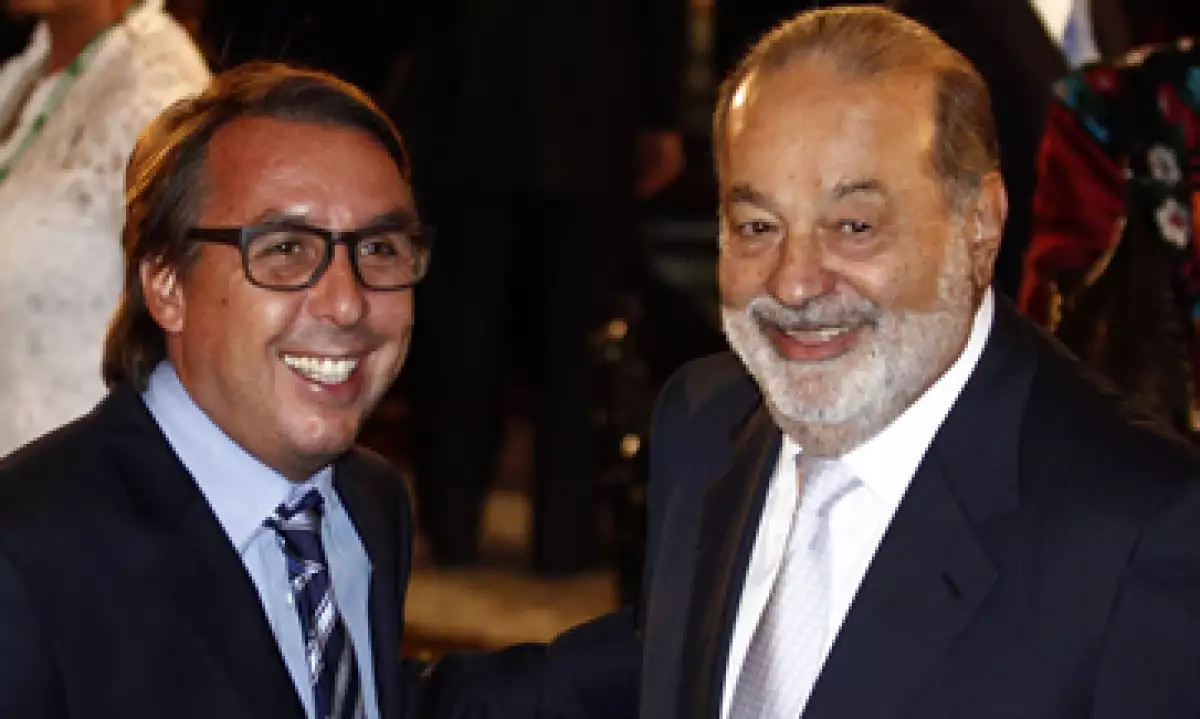 Azcárraga y Slim compiten directamente en el sector de las telecomunicaciones. (Foto: Cuartoscuro)
