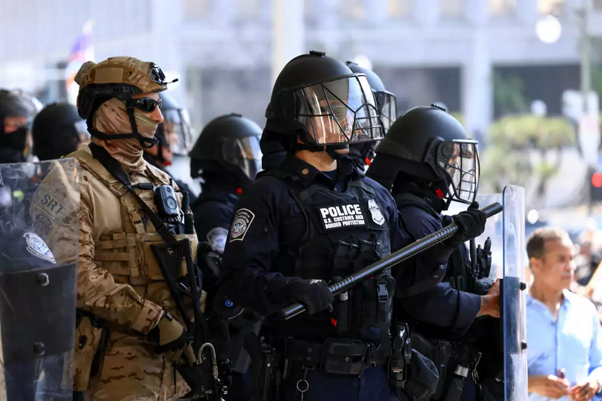 protestas en los ángeles