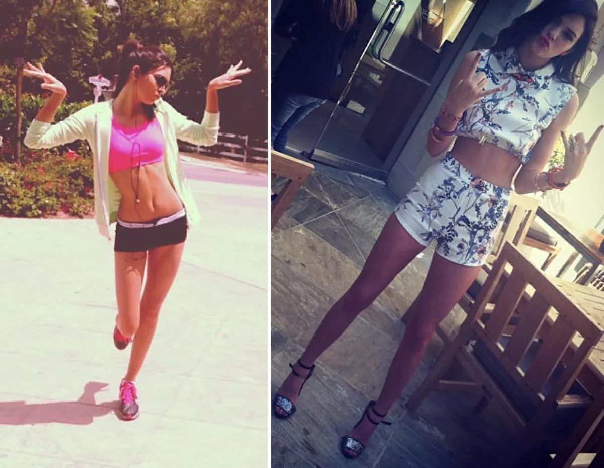 Kendall tiene 16 años y ya tiene un contrato de modelaje.